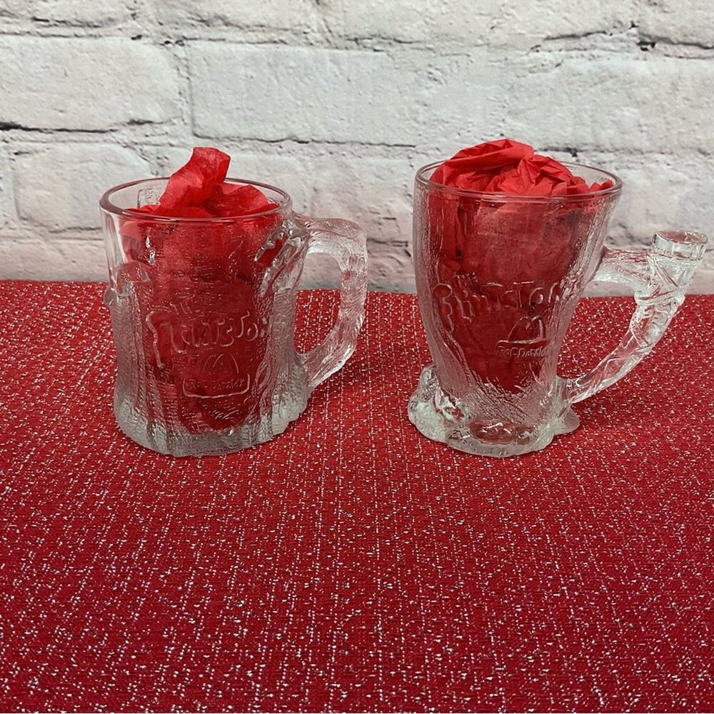 The Flintstones/McDonalds 1993 Vintage RocDonald Tree Mendous Mug & Mammoth Mug